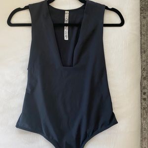 Intimately free people black bodysuit